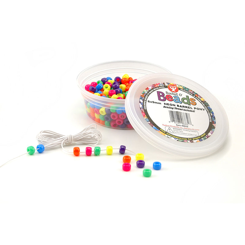 #20915 NEON BARREL BEADS