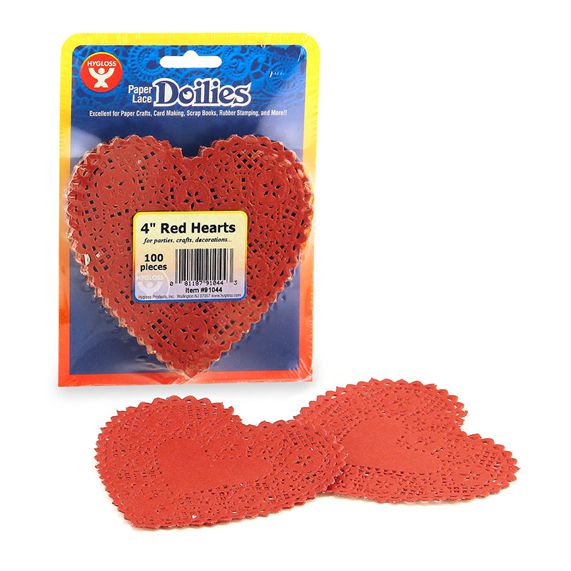 #20950 DOILIES 4 RED HEART 100/PK