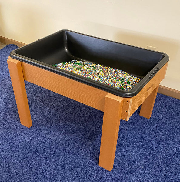 #51136 KSO-S3624 Kids' Station Outdoor Large Sand/Water Table w/drain, Plastic