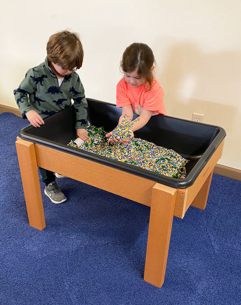 #51136 KSO-S3624 Kids' Station Outdoor Large Sand/Water Table w/drain, Plastic