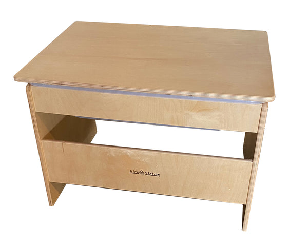 #22724 Kids' Station Toddler Sensory Table 26 1/2"W x 19 3/4"D x 18"H, With Lid