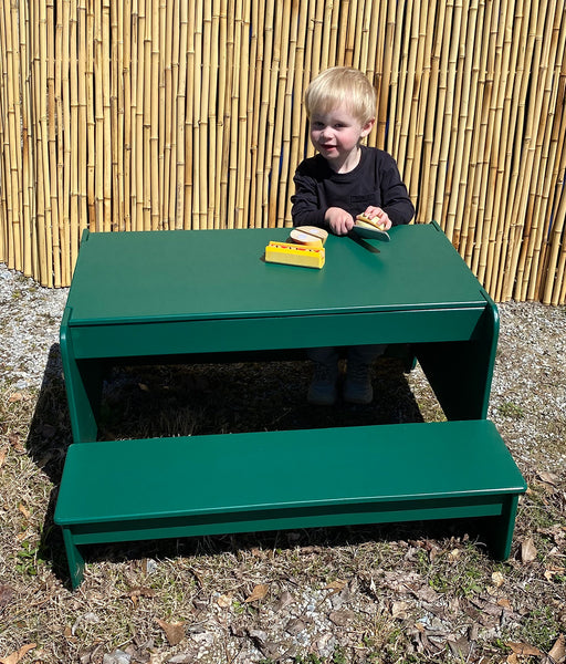 #59312 ActivBrite® Toddler Picnic Table, Solid Plastic, Green