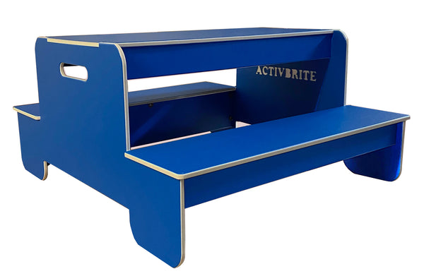 #59315 ActivBrite® Toddler Picnic Table, Solid Plastic, Blue