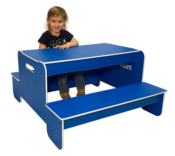 #59315 ActivBrite® Toddler Picnic Table, Solid Plastic, Blue