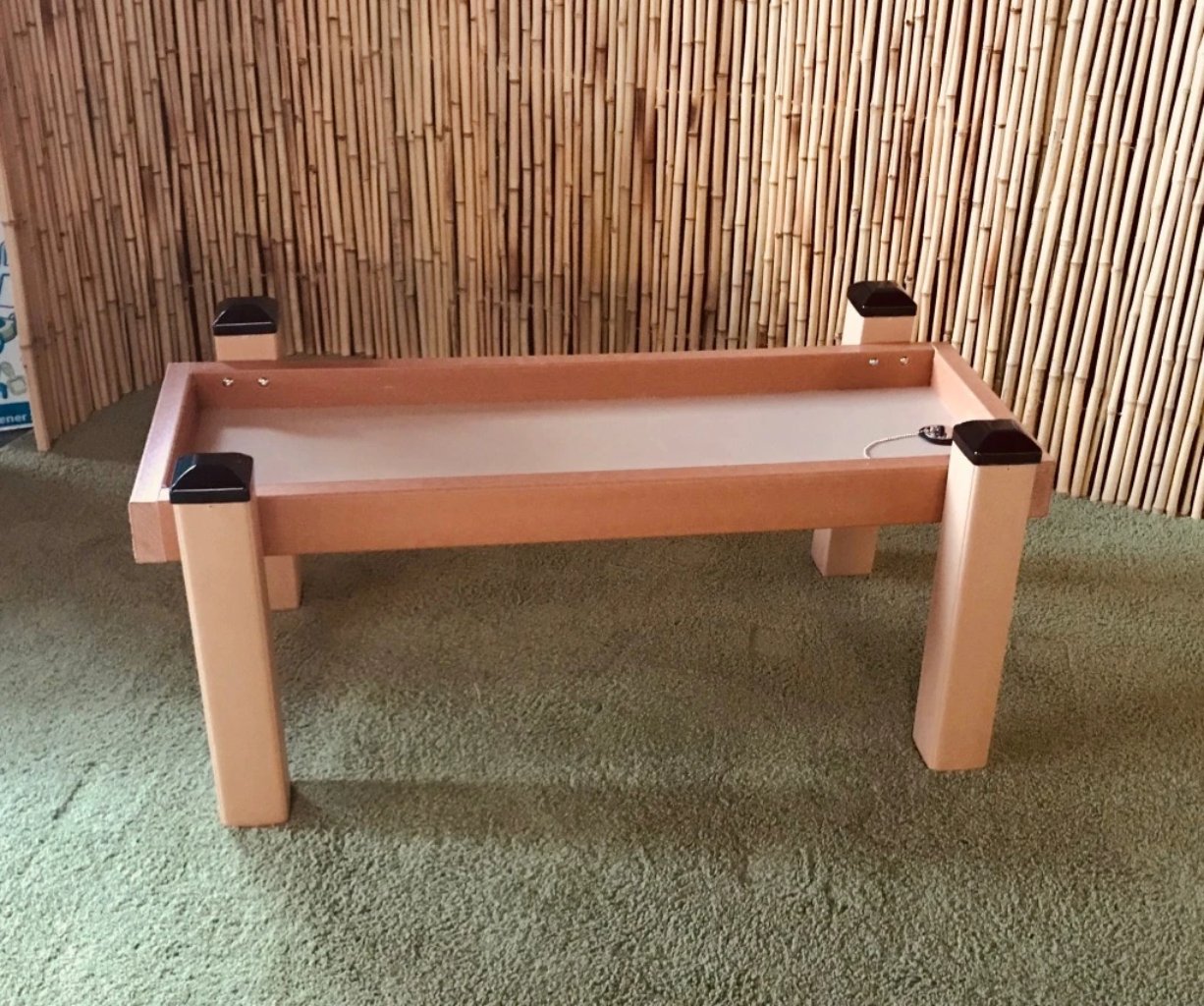 #44442 KSO-B4 Kids' Station Outdoor Grow With Me - Comedero individual ajustable para arena y agua, de 18" a 23", montaje en superficie