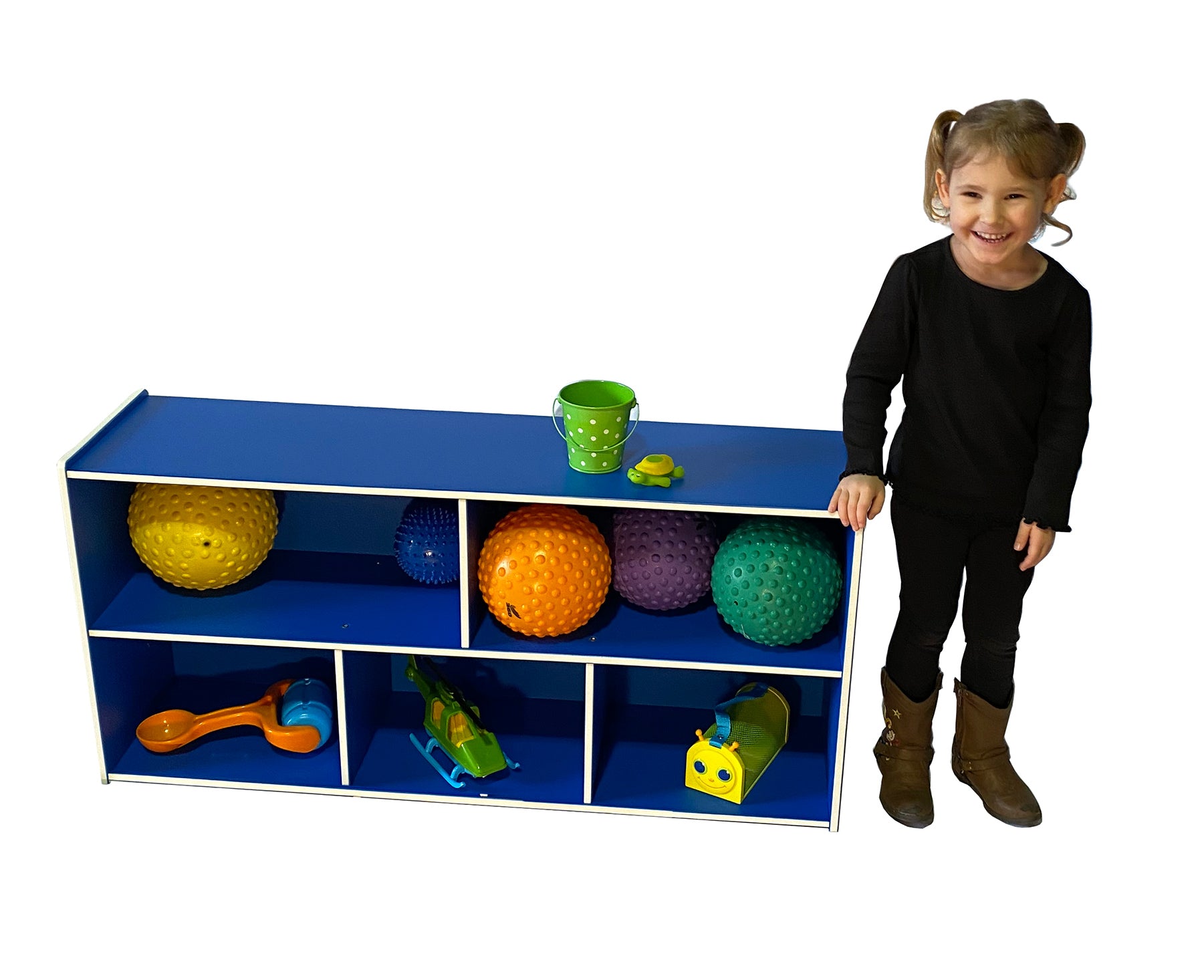 #59549 Estante ActivBrite® de 5 compartimentos, azul