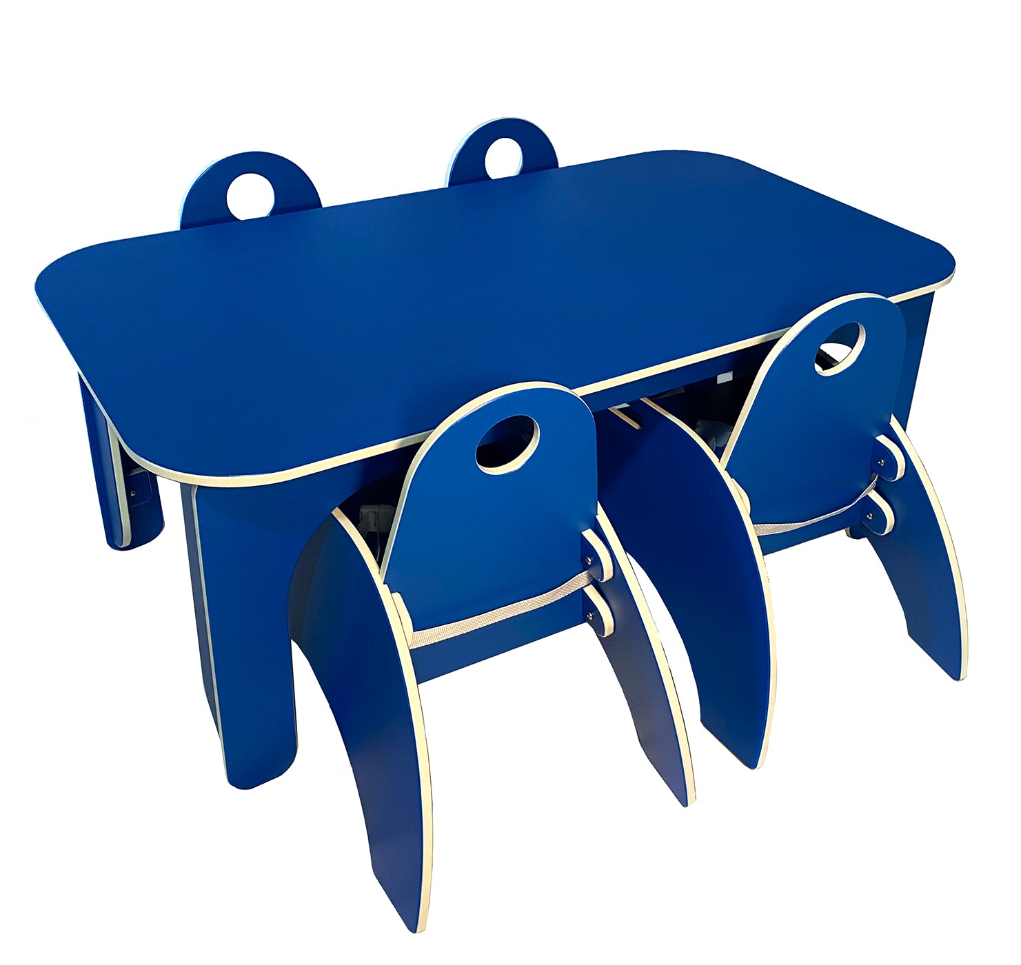 #59559 Juego de mesa y silla ActivBrite®, azul, plástico sólido - Niño pequeño