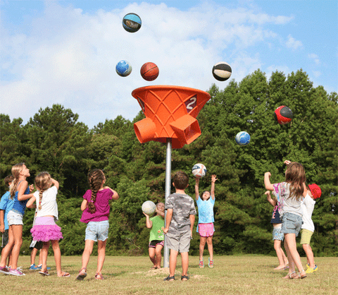 #3156 APS Triple Shot Playground Basketball Goal