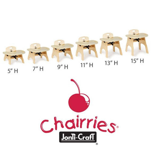 #1715 ThriftyKYDZ® High Chairries® - Premium Tray - 9" Seat Height - ASSEMBLY REQUIRED