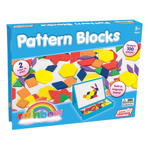 #55293 RAINBOW PATTERN BLOCKS