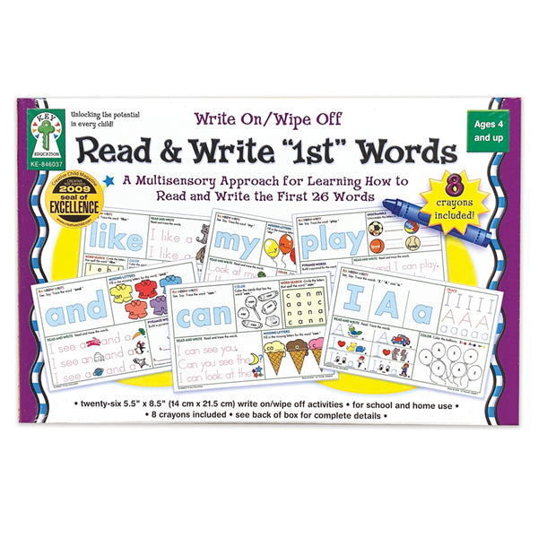 #21612 WRITE ON/WIPE OFF READ & WRITE 1ST FIRST WORDS AGES 4+