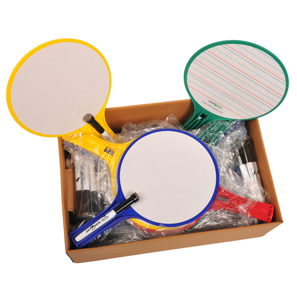 #22606 KLEENSLATE ROUND CLASSROOM KIT SET 24 PADDLES