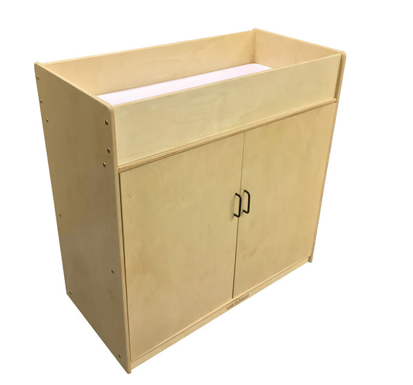 #22728 Kids' Station Changing Table, 40"W x 20"D x 40"H, WITH DOORS, Assembled