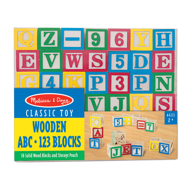 #22835 WOODEN ABC/123 BLOCKS