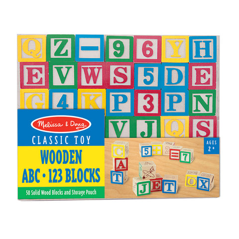 #22835 WOODEN ABC/123 BLOCKS