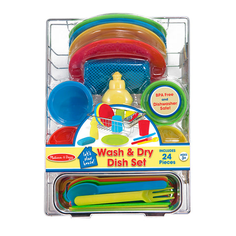 #22969 LETS PLAY HOUSE WASH & DRY DISH SET