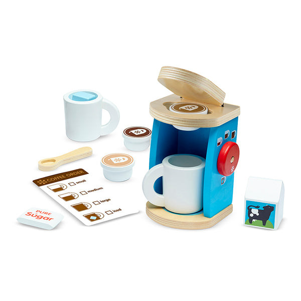 #23121 WOODEN BREW & SERVE COFFEE SET