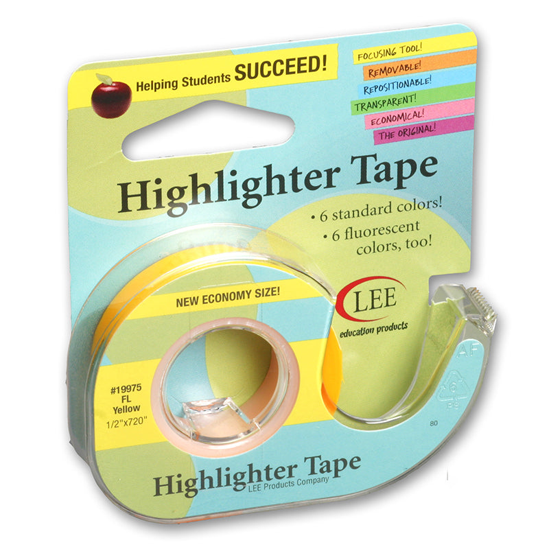 #23181 REMOVABLE FLUORESCENT YELLOW HIGHLIGHTER TAPE