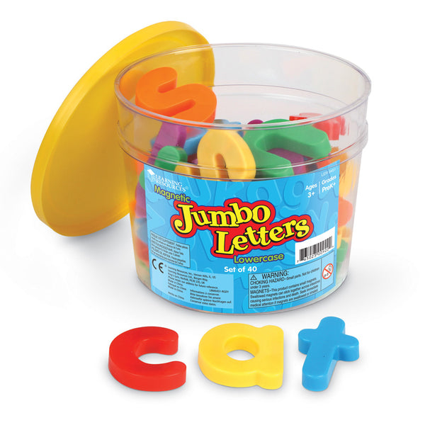 #23314 JUMBO MAGNETIC LETTERS 40/PK LOWERCASE 2-1/2 BUCKET