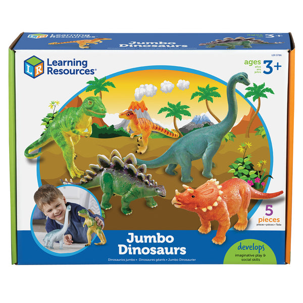 #23357 JUMBO DINOSAURS SET OF 5