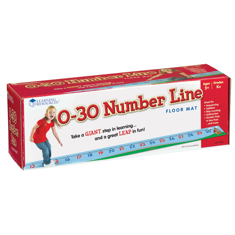 #23389 0-30 NUMBER LINE FLOOR MAT