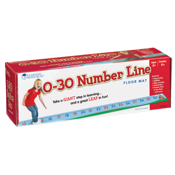 #23389 0-30 NUMBER LINE FLOOR MAT