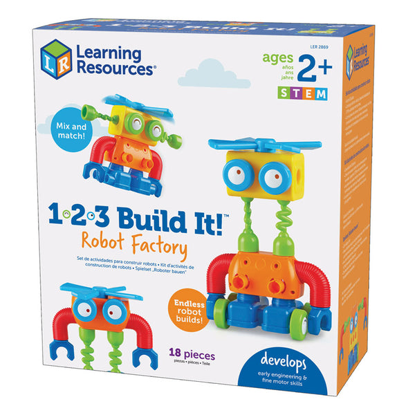 #55483 1-2-3 BUILD IT ROBOT FACTORY