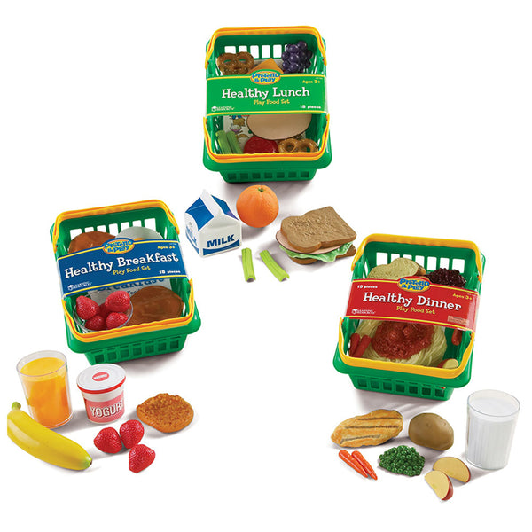 #23686 PLAY SET HEALTHY FOODS SET OF 55 BUNDLE