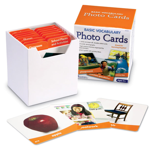 #23704 BASIC VOCABULARY PHOTO CARD SET