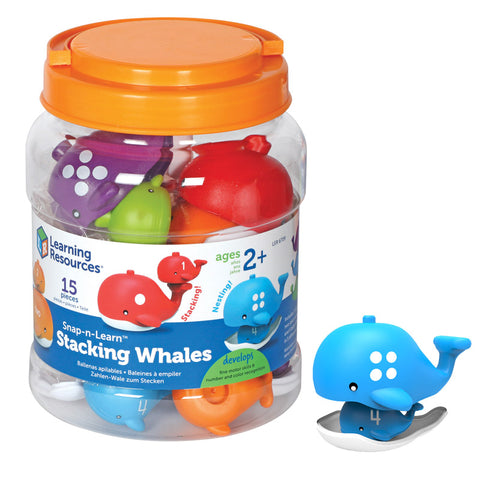 #55520 SNAP-N-LEARN STACKING WHALES