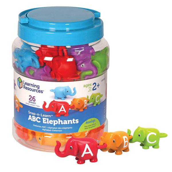 #55521 SNAP-N-LEARN ABC ELEPHANTS
