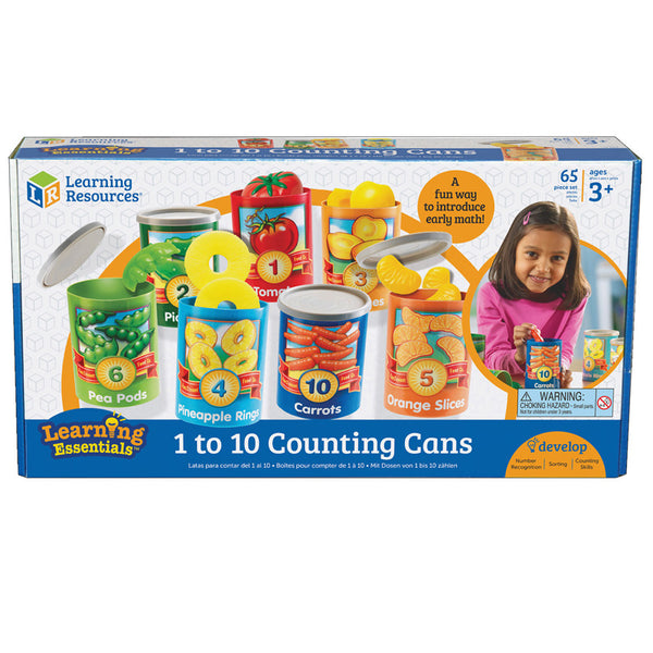 #23743 1 TO 10 COUNTING CANS