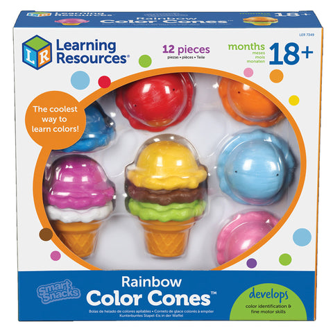 #23785 SMART SNACKS RAINBOW COLOR CONES
