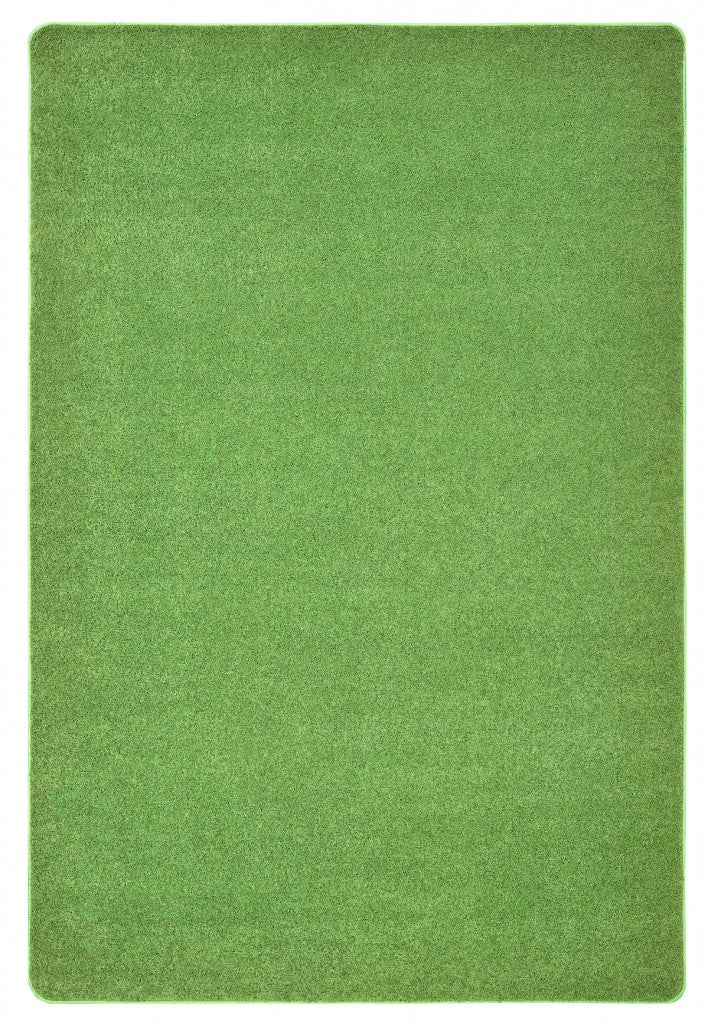 #12468 KIDplush Solids - Limeaid, 6' X 9' Rectangle Rug