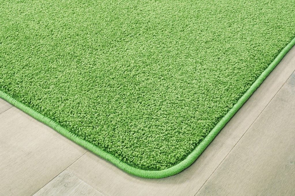 #12468 KIDplush Solids - Limeaid, 6' X 9' Rectangle Rug