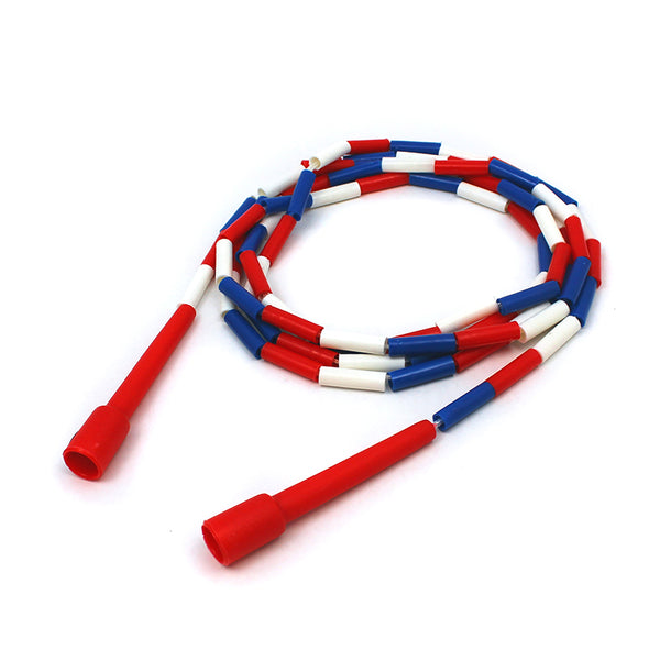 #24561 JUMP ROPE PLASTIC 10 SECTIONS ON NYLON ROPE