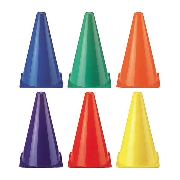 #24593 RAINBOW CONES SET OF 6