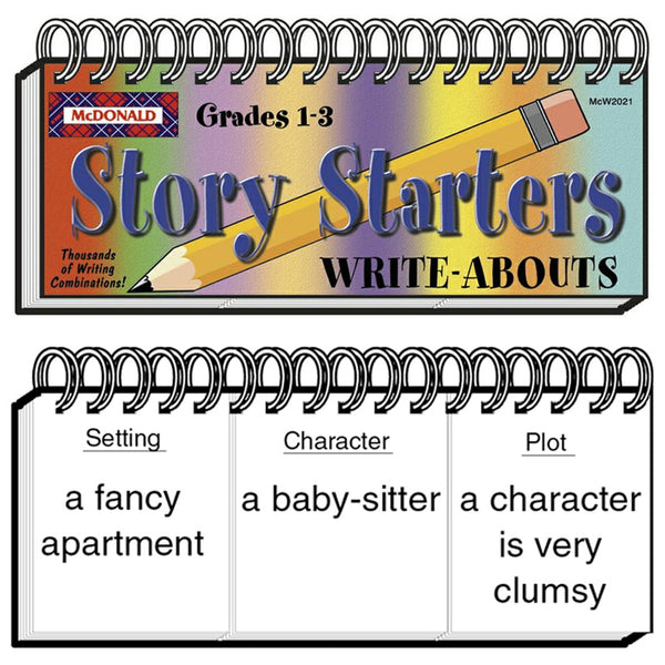 #24826 WRITE-ABOUTS STORY STARTERS GR 1-3