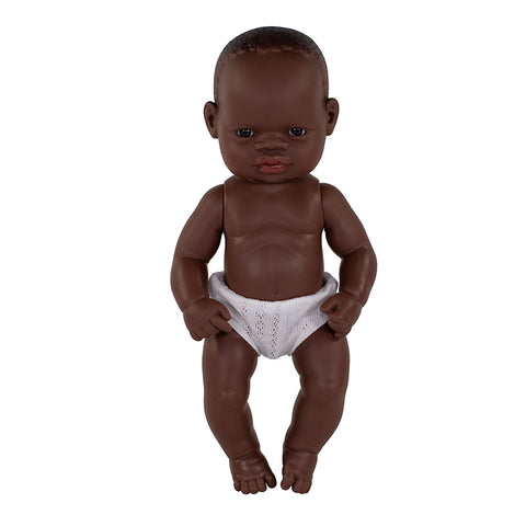 #55688 ANATOMICALLY CORRECT AFRICAN BOY BABY DOLLS