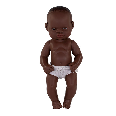 #55689 ANATOMICALLY CORRECT AFRICAN GIRL BABY DOLLS