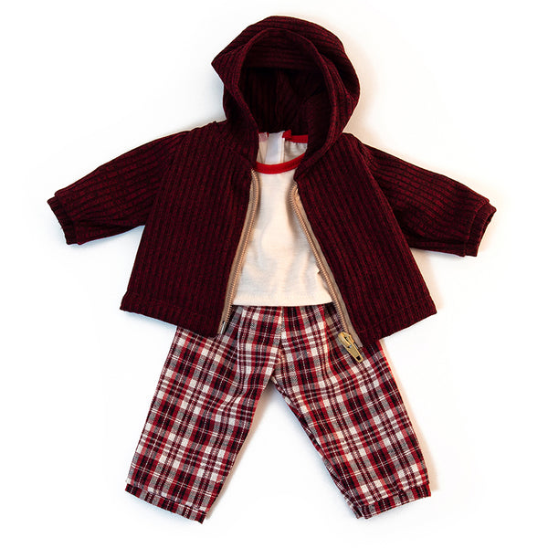 #55707 DOLL CLOTHES COLD WEATHER PANTS RED