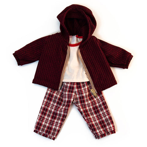 #55707 DOLL CLOTHES COLD WEATHER PANTS RED