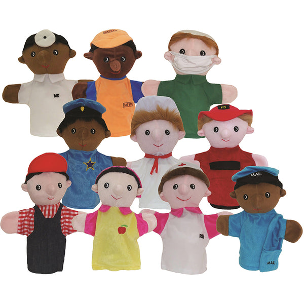 #26649 COMMUNITY HELPER PUPPETS SET OF 10