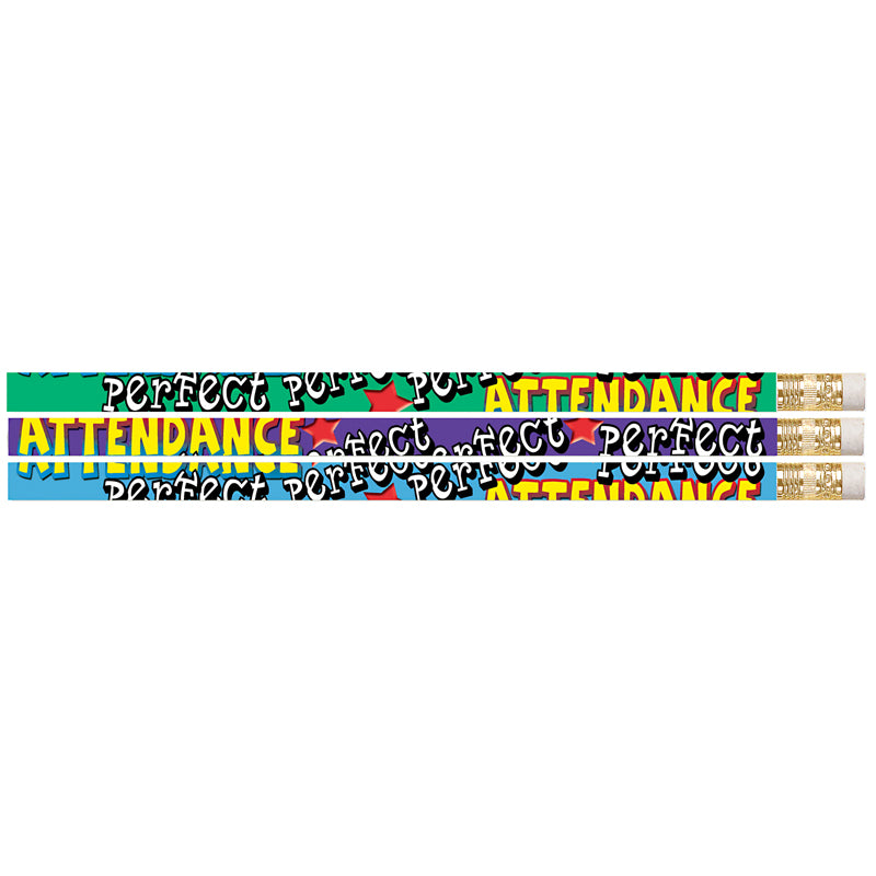 #26755 PERFECT ATTENDANCE PENCIL 12PK