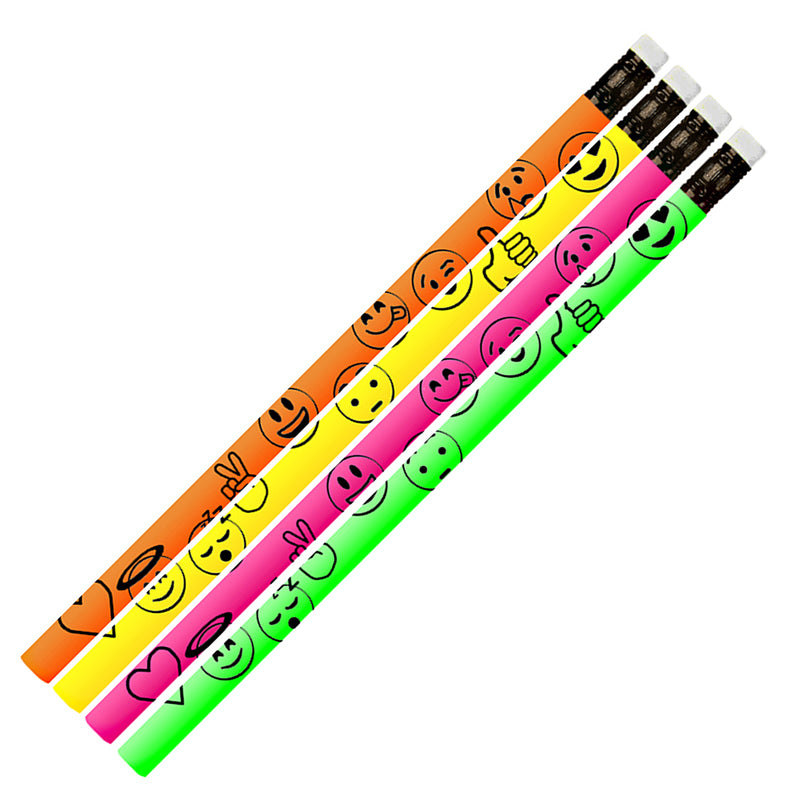 #26801 EVERYDAY EMOJIS PENCIL 12 PK
