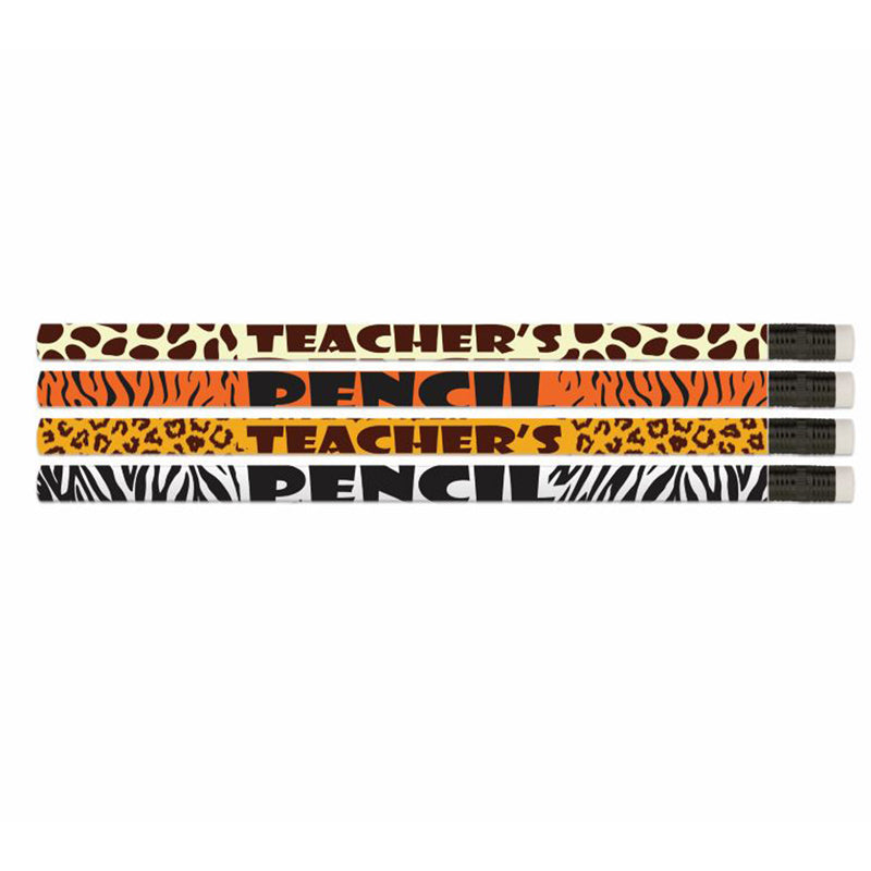 #55775 SAFARI TEACHER PENCILS PACK OF 12