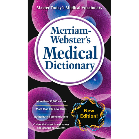 #55784 MERRIAM-WEBSTERS MEDICAL DICTIONARY MASS-MARKET PAPERBACK