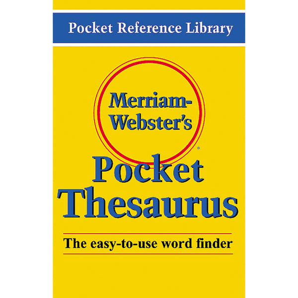 #26885 MERRIAM WEBSTERS POCKET THESAURUS FLEXI PAPERBACK