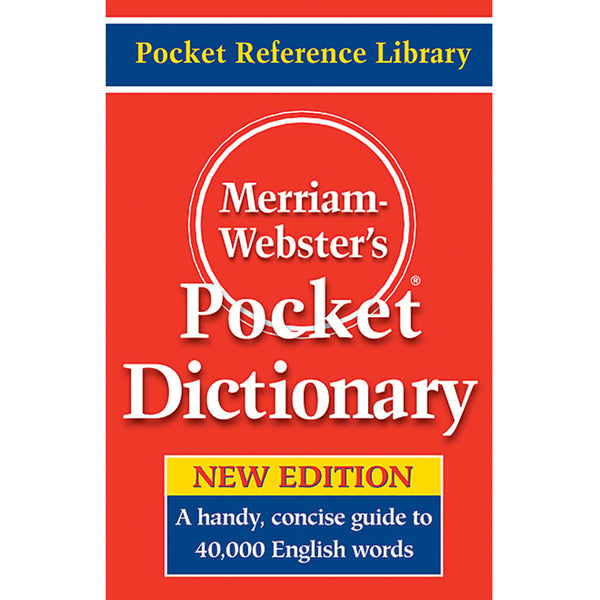 #26886 MERRIAM WEBSTERS POCKET DICTIONARY