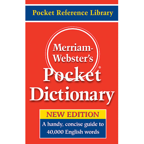 #26886 MERRIAM WEBSTERS POCKET DICTIONARY